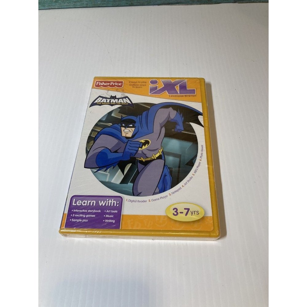 IXL LEARNING SYSTEM BATMAN GAME, FISHER PRICE Sealed New